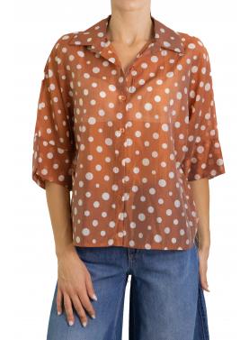 Camicia con pois